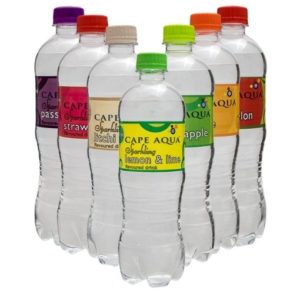 Cape Aqua Flavoured Sparkling Water 600ml 12 Pack